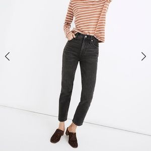 Madewell PETITE perfect vintage jeans dark grey wash - size 28